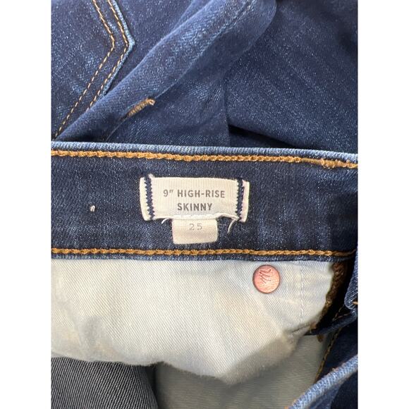 Madewell Mid Rise Skinny Jeans Larkspur Wash TENCEL Denim Cooler Weather - Picture 5 of 10